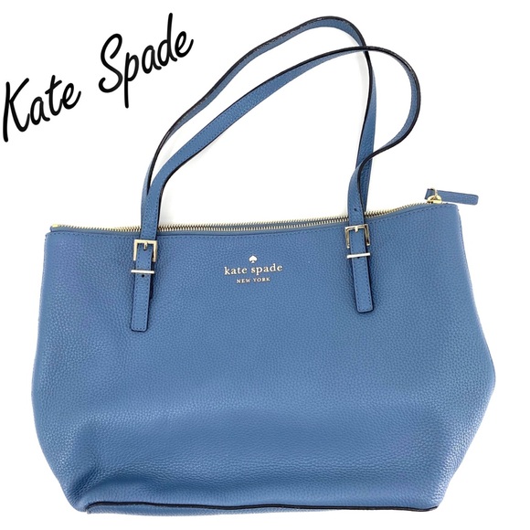 kate spade Handbags - Kate spade pebbled leather blue Shoulder bag